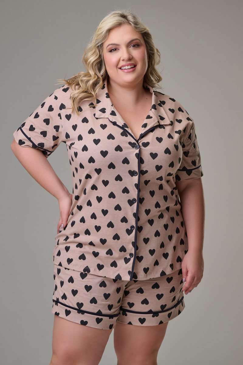 americano curto plus size - Miss Pijama
