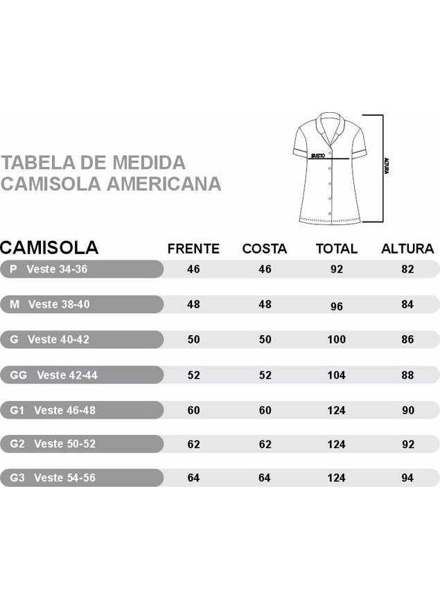 Camisola Americana Manga Curta 100% Algodão Adulto Feminino CHICLETE